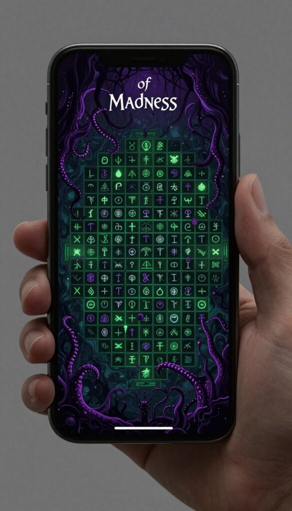 &Tau;&omicron; Tome of Madness &sigma;&epsilon; smartphone