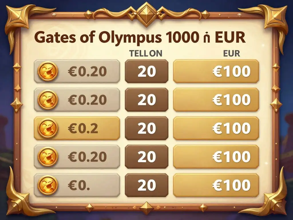 Gates of Olympus 1000 betting options in EUR Gates of Olympus 1000 betting options in EUR